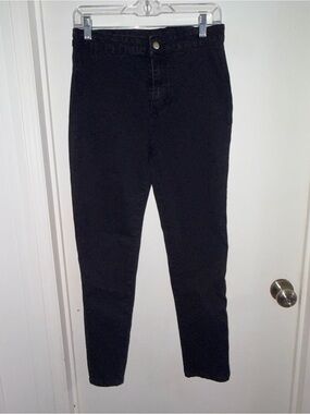 High-Rise Black Women's Jeans
